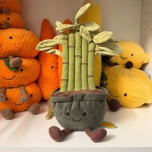 Jellycat Amuseables Potted Lucky Bamboo BNWT 100% Authentic Retired Rare HTF
